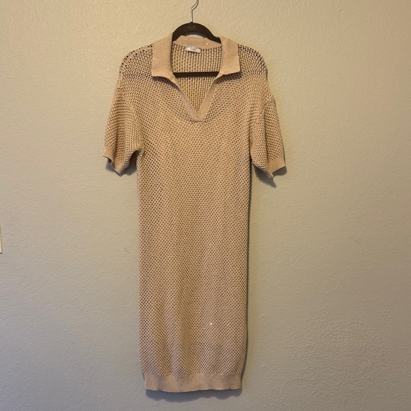 Peserico Open-Knit Sequin Midi Sweater Dress - Picture 2 of 9